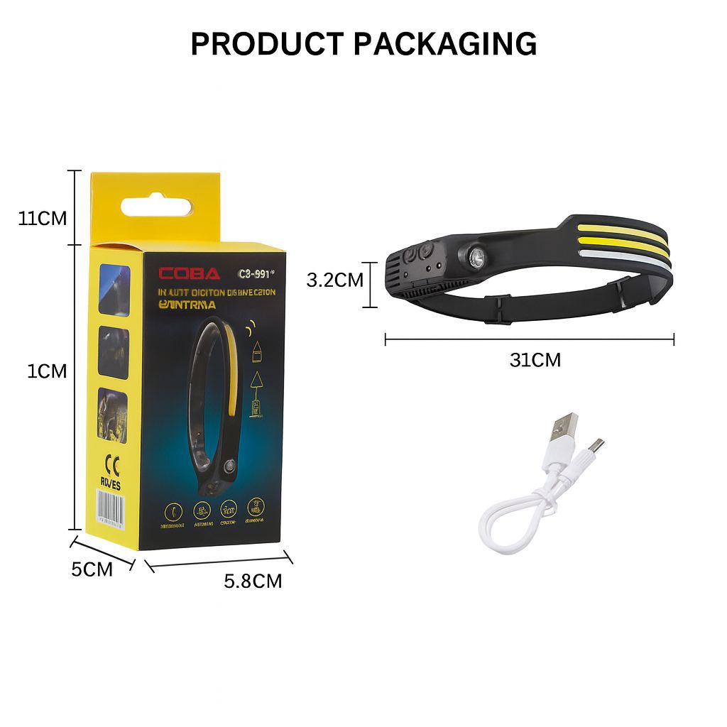 LINTERNA FRONTAL LED