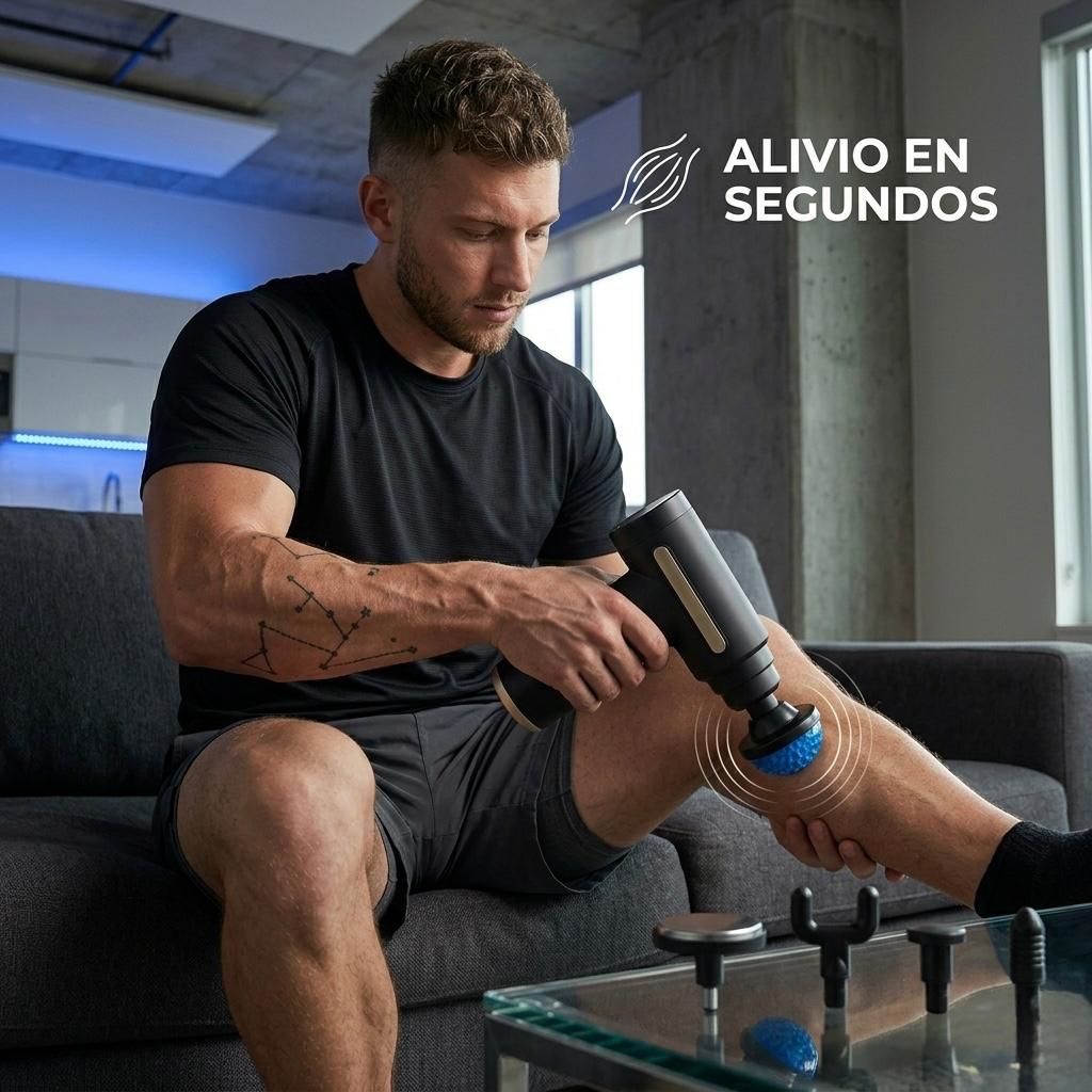 Pistola de masaje Muscular Frío - Calor